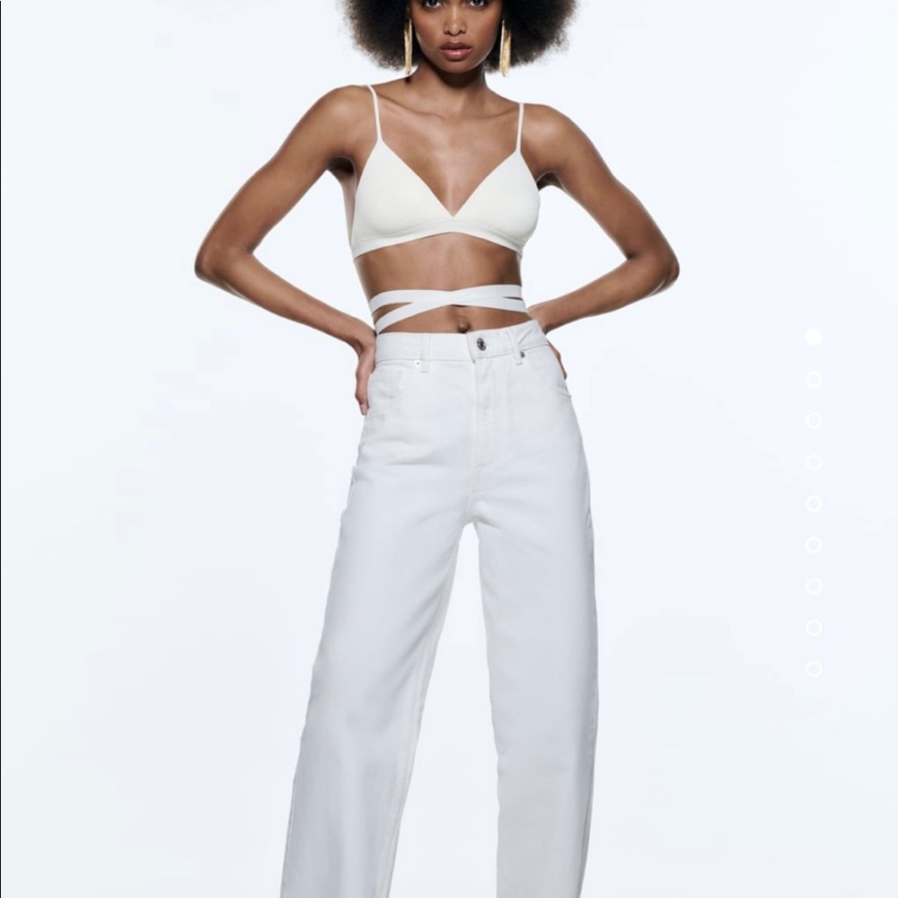 🌺NWT sold out Zara knit thin strap bralette